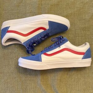 Vans Old Skool Red White & Blue Classic Shoes